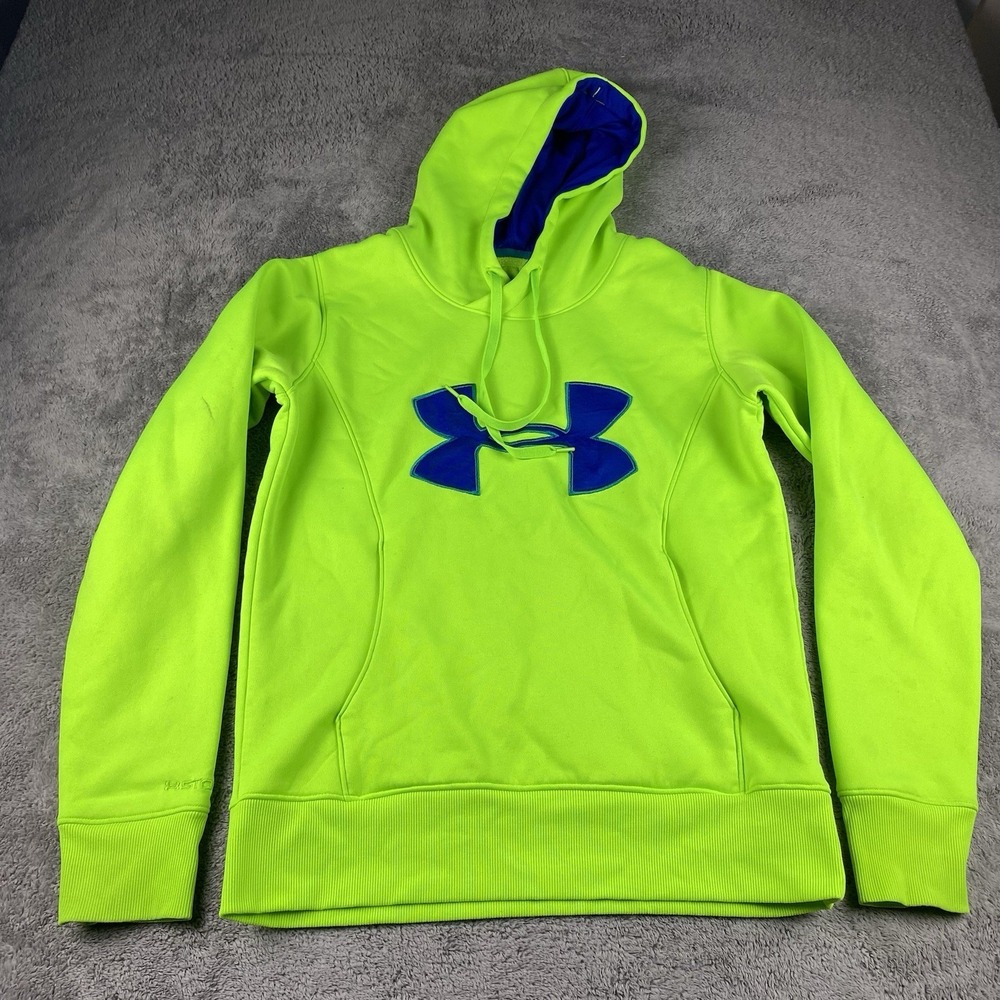 Under Armour Hoodie Womens Small Highlighter Green‎